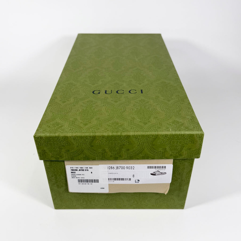 Gucci Web Rubber Pool Slide - Men’s 8.5
