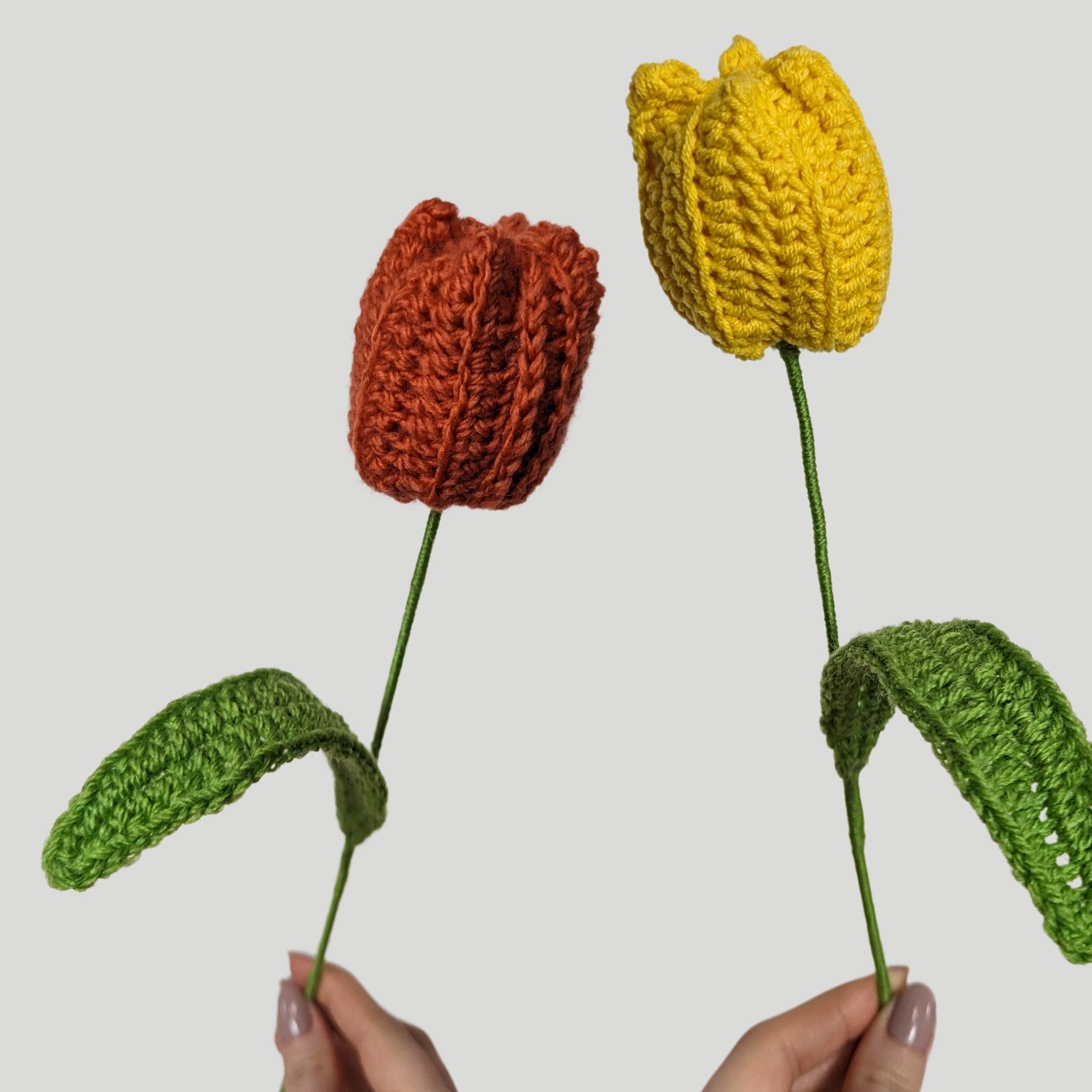 Crochet Tulip Pattern, Crochet Tulip Flower, Crochet Tulip for Bouquet, Crochet, Brunaticality