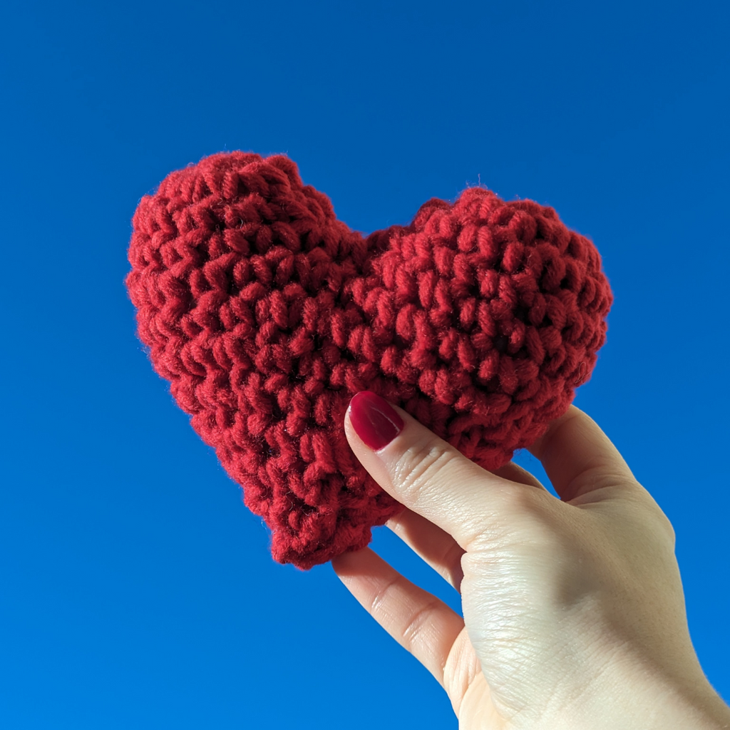 Amigurumi Crochet Heart Written Pattern, Crochet Written Pattern, Crochet Heart, Brunaticality