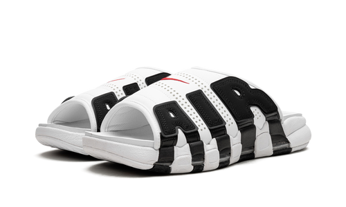 Air More Uptempo Slide NA "White Black Red" FB7815 100