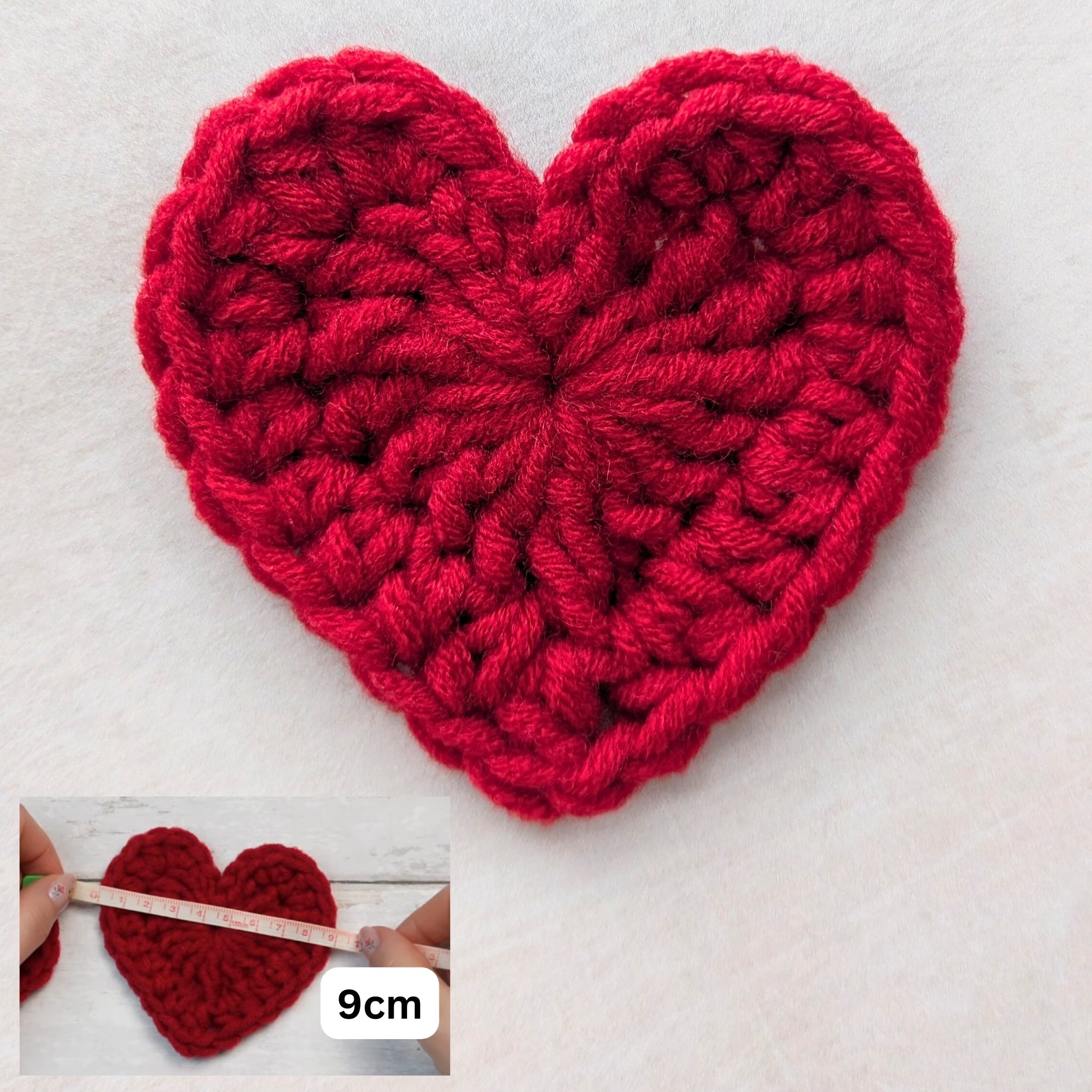 Crochet Heart Pattern - 3 SIZES, Crochet Heart, Heart Crochet, Crochet Pattern, Crochet, Brunaticality