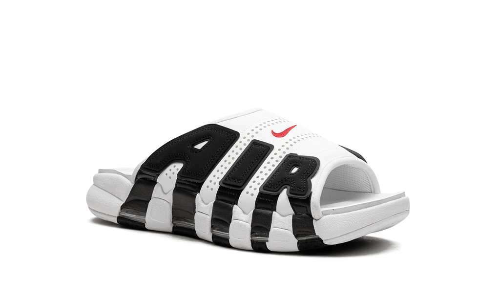 Air More Uptempo Slide NA "White Black Red" FB7815 100