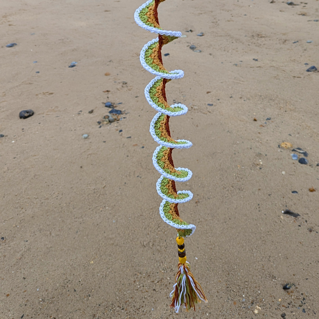 Crochet Wind Spinner Pattern, Crochet Pattern, Crochet Wind Spinner, Wind Spinner, Crochet, Crochet Chime, Wind Chime, Brunaticality