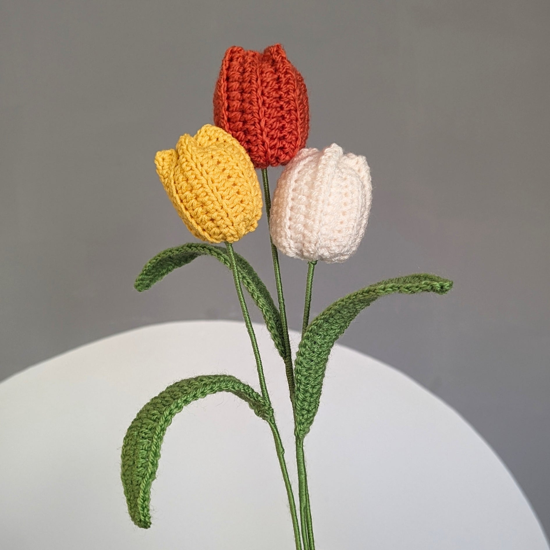 Crochet Tulip Pattern, Crochet Tulip Flower, Crochet Tulip for Bouquet, Crochet, Brunaticality