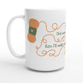 One more row... Then I'll make another coffee! by Brunaticality - Ceramic 15oz Mug