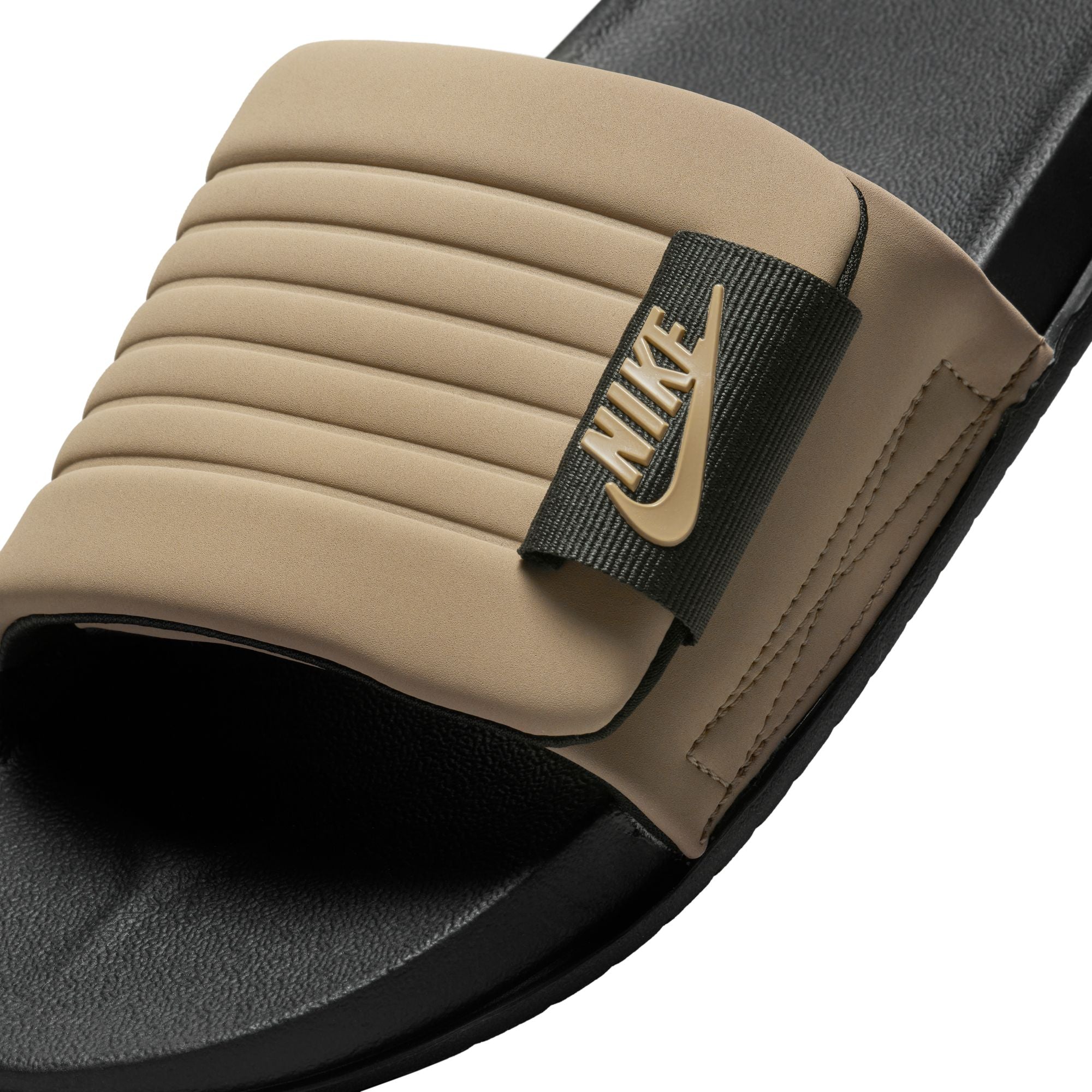 Nike Mens Offcourt Adjust Slides - Black/Khaki