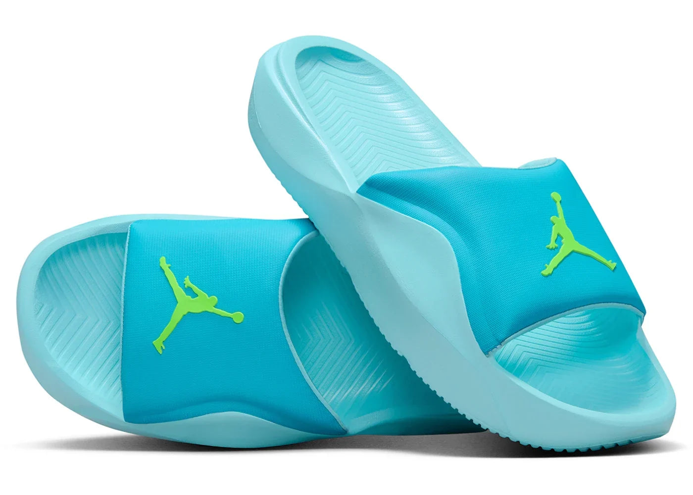 Jordan Franchise Slide Chlorine Blue Copa Electric Green