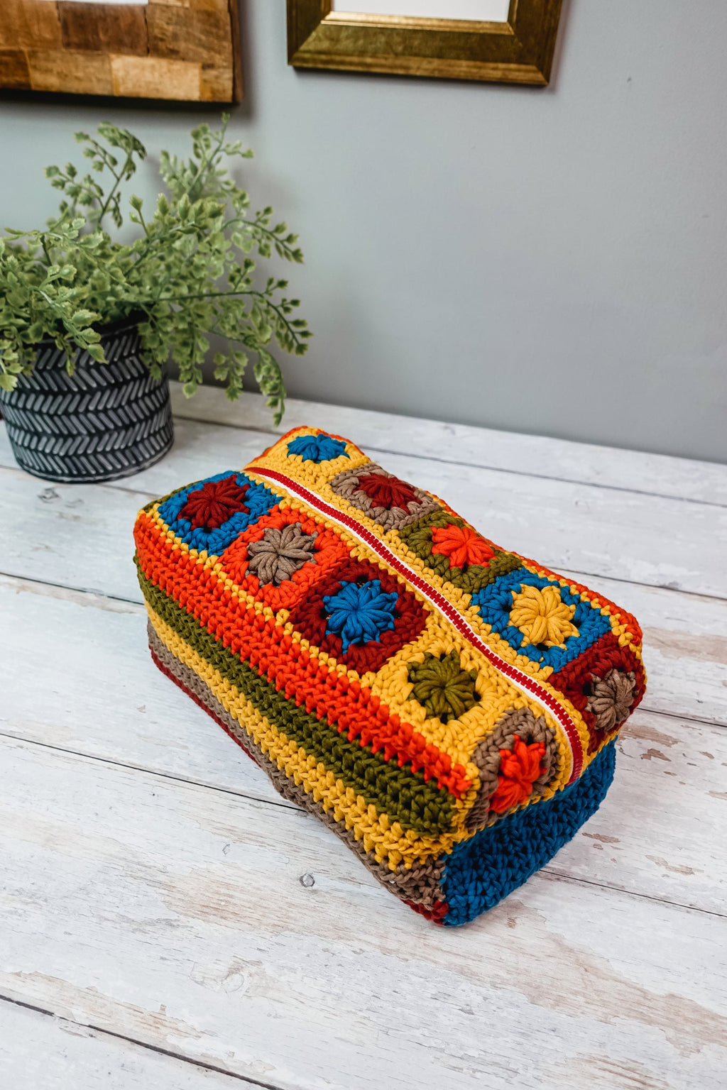 Crochet Makeup Bag WRITTEN PATTERN, Crochet Bag Written Pattern, Crochet Bag, Auburn Crochet Makeup Bag, Brunaticality