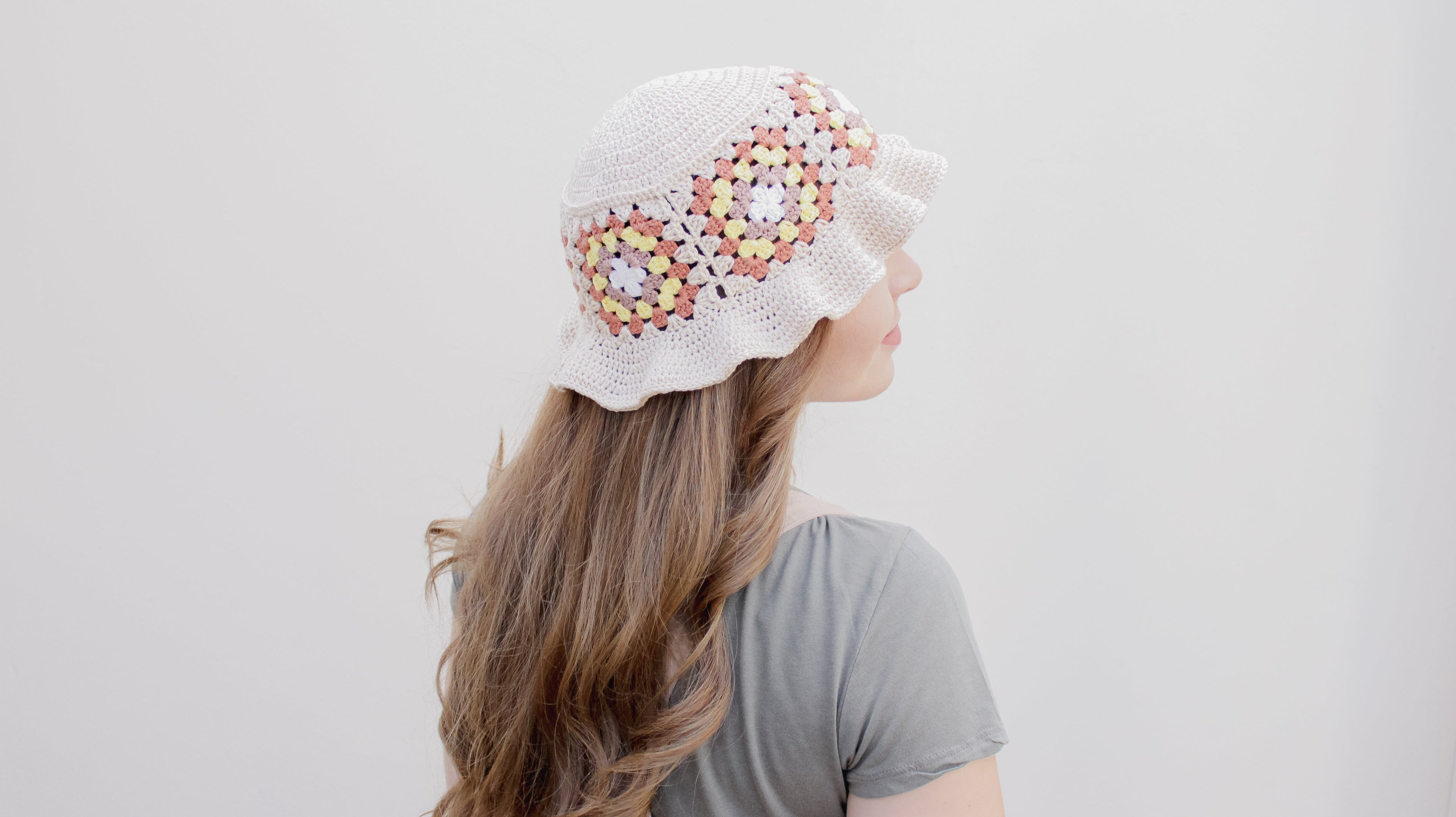 Crochet Granny Square Bucket Hat Written Pattern - DUNE Bucket Hat Crochet Pattern By Brunaticality