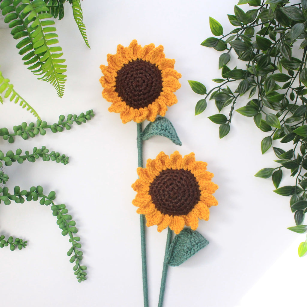 Crochet Sunflower Pattern, Sunflower for Bouquets, Sunflower, Crochet Sunflower, Crochet Written Pattern, Brunaticality