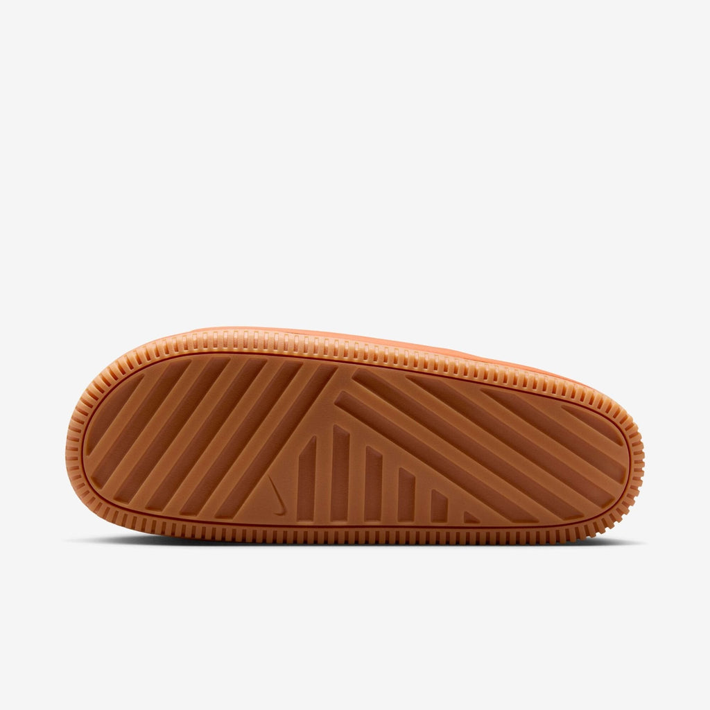 Nike Men's Calm Slides - Campfire Orange / Gum Medium Brown