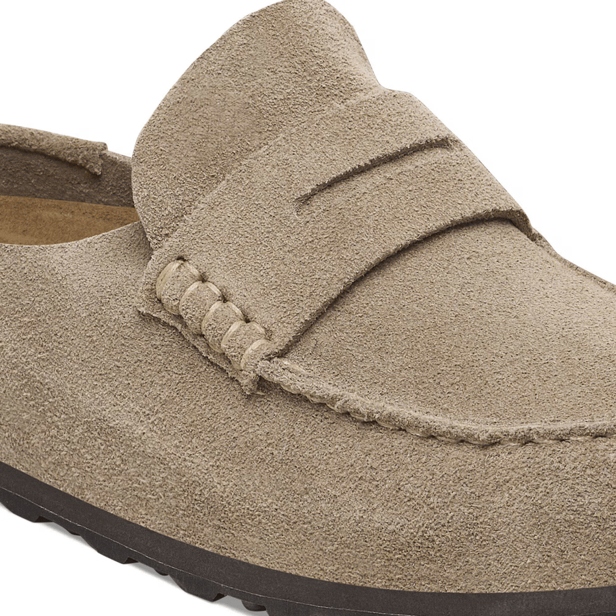 Birkenstock Men's Naples Wrapped Taupe Suede