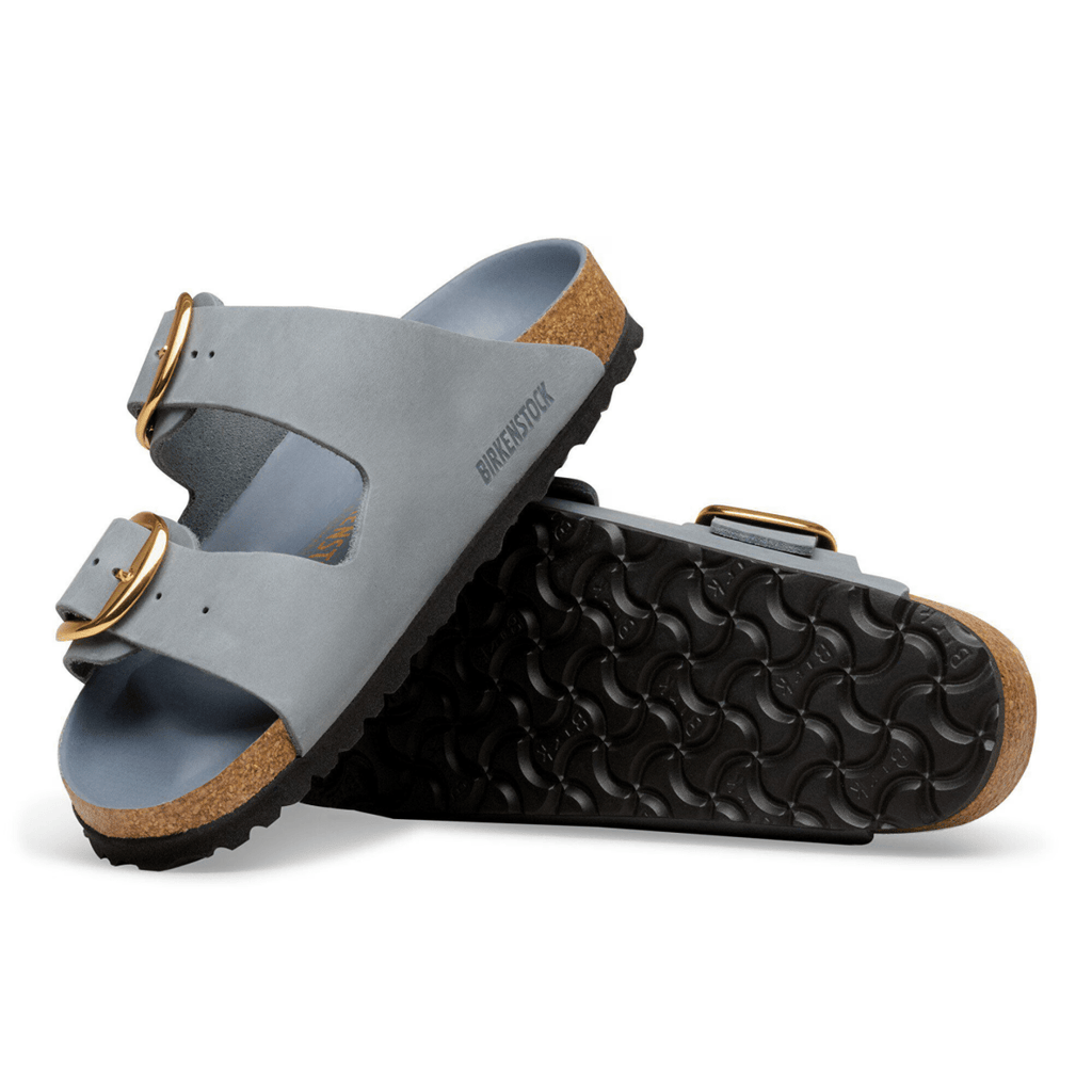 Birkenstock Women's Arizona Big Buckle Oiled Leather Basalt Grey