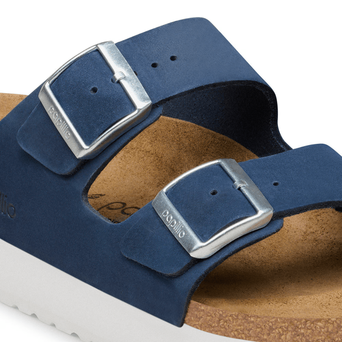 Birkenstock Women's Arizona Flex Platform Navy Nubuck