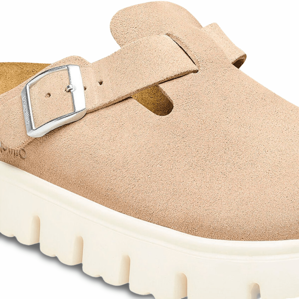 Birkenstock Women's Boston Chunky Warm Sand Suede