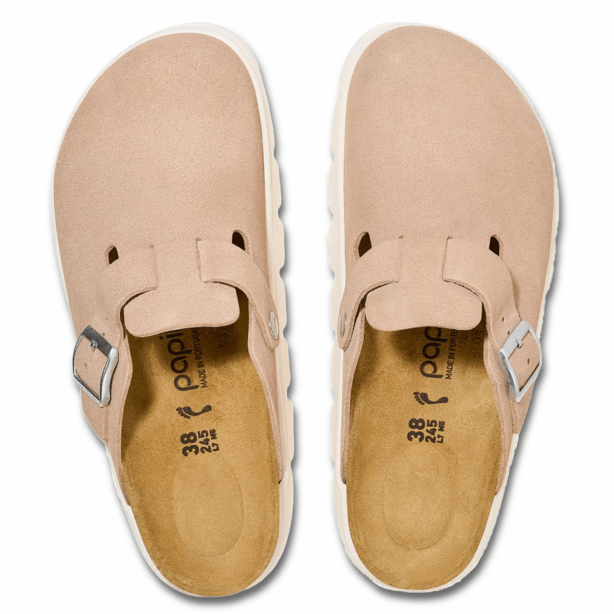 Birkenstock Women's Boston Chunky Warm Sand Suede