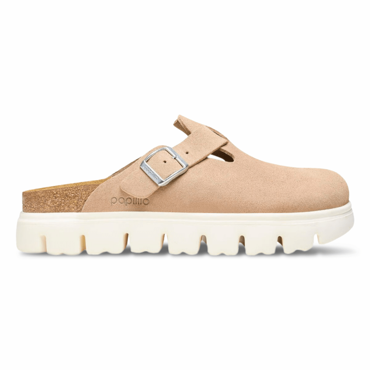 Birkenstock Women's Boston Chunky Warm Sand Suede