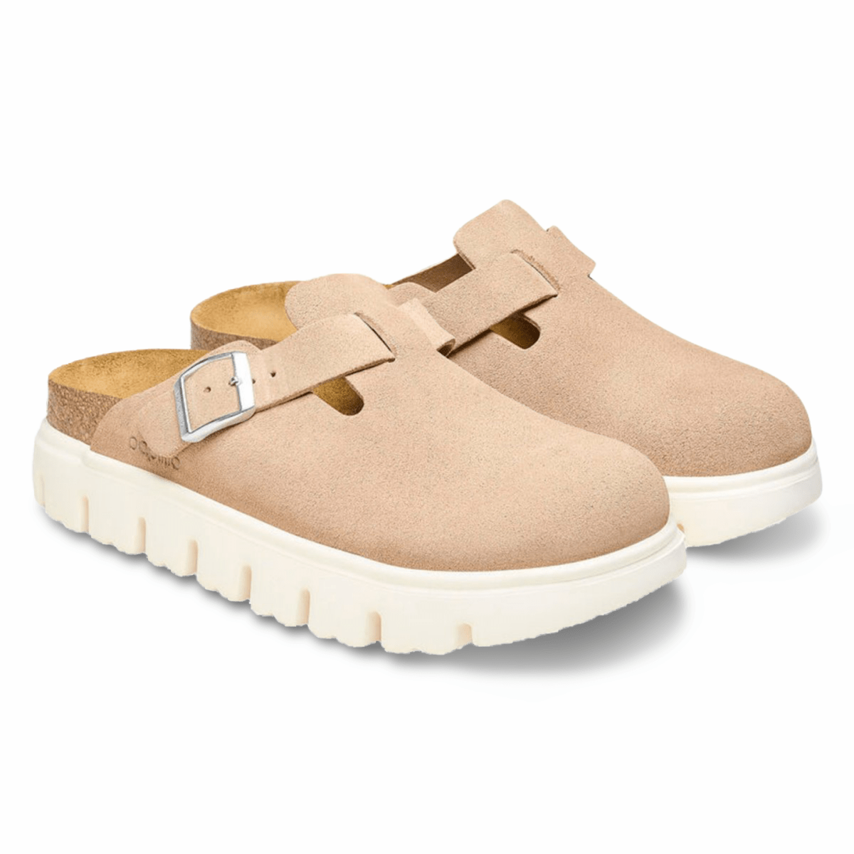 Birkenstock Women's Boston Chunky Warm Sand Suede