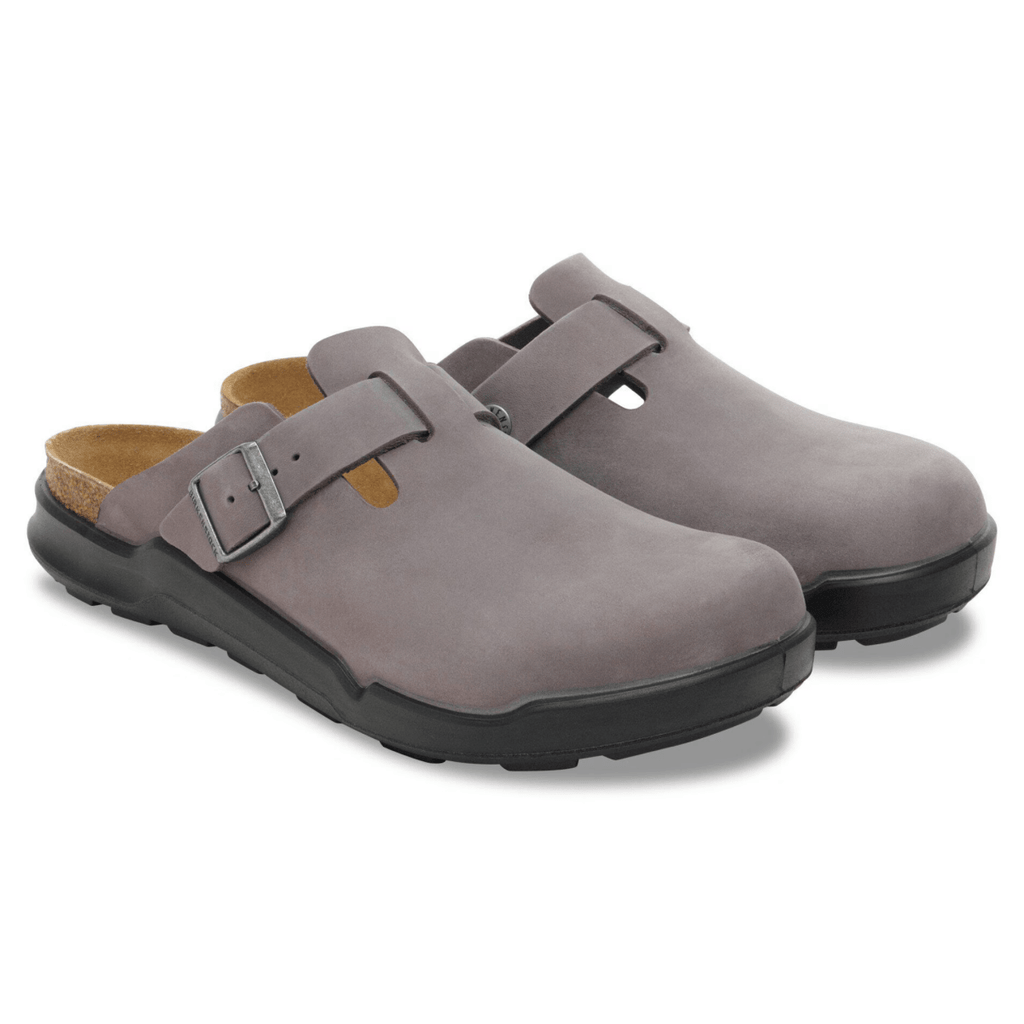 Birkenstock Men's Boston Crosstown Rugged Iron Oiled Leather