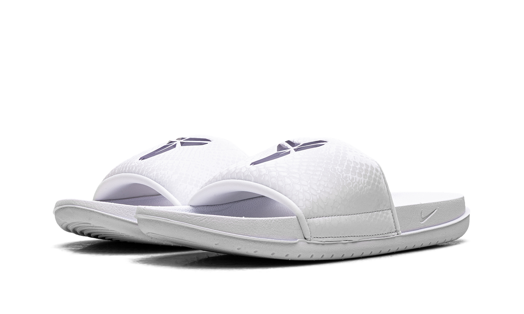 Offcourt Slide "Kobe - White / Court Purple" IF2870 101