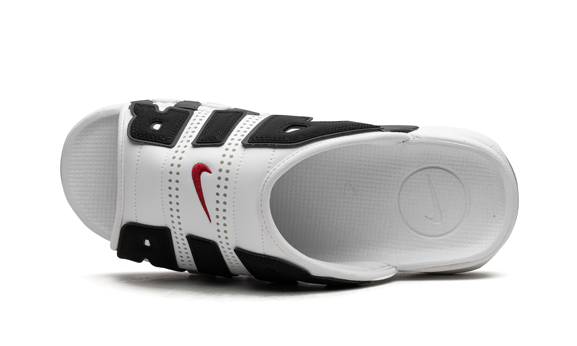 Air More Uptempo Slide NA "White Black Red" FB7815 100