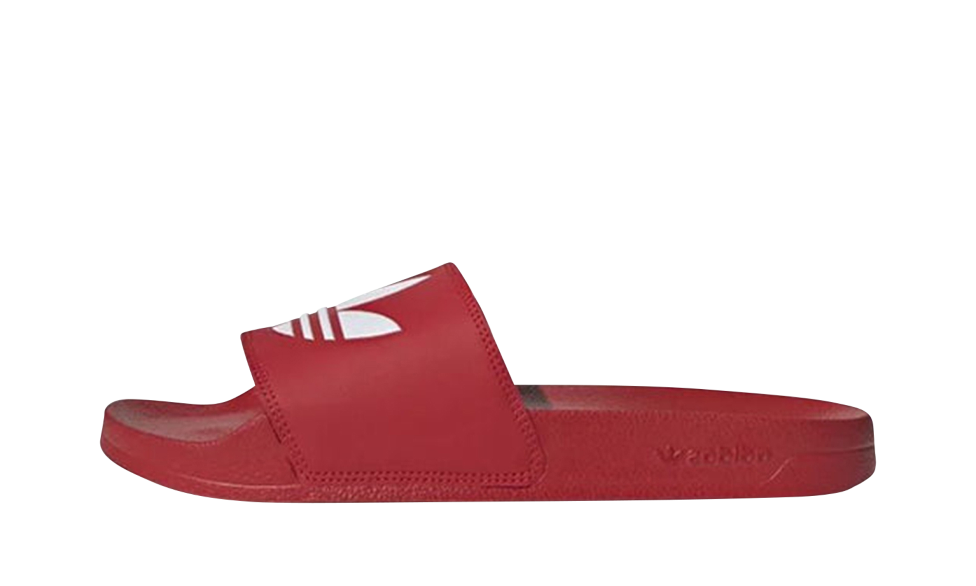 ADILETTE LITE SLIDES "RED WHITE" FU8296