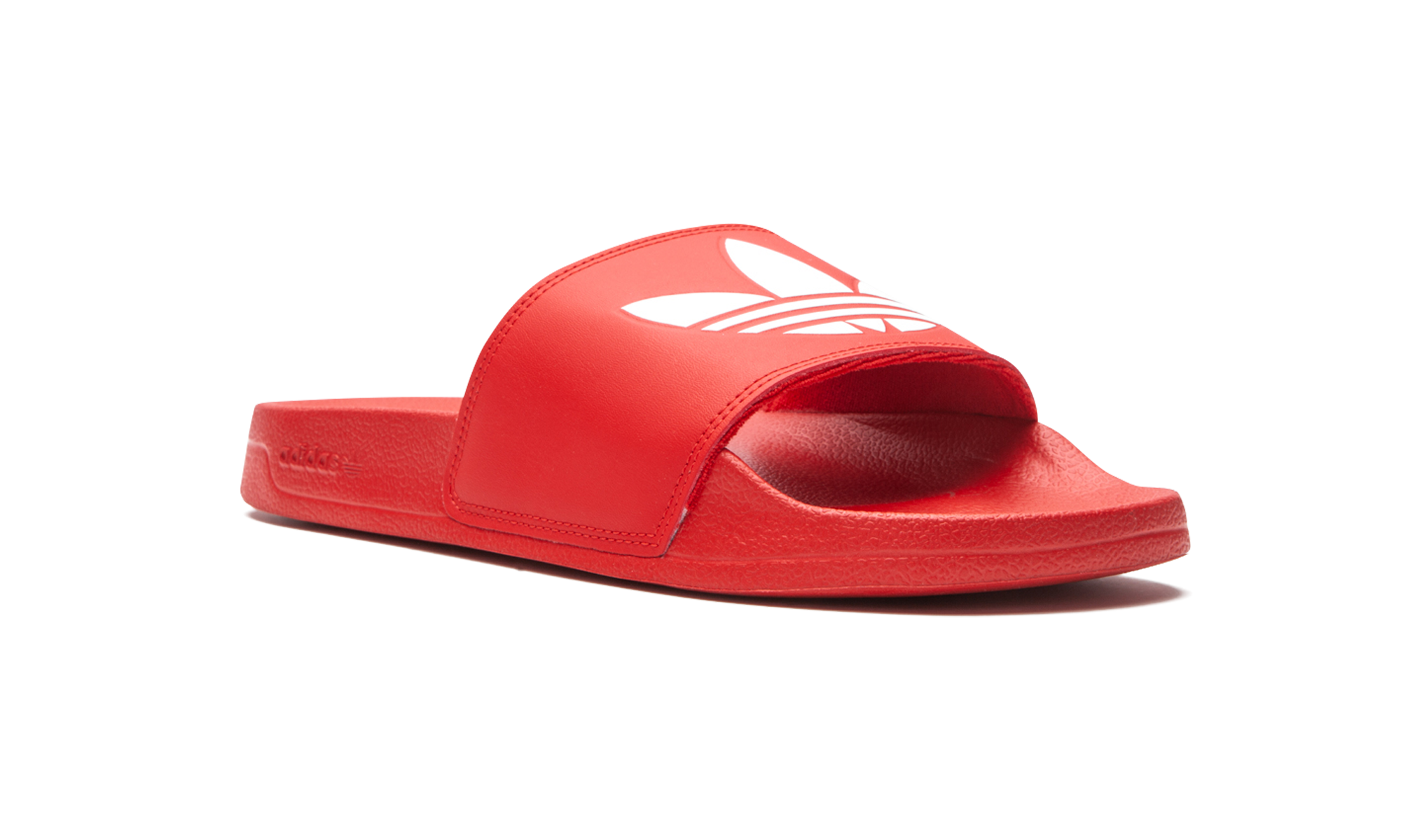ADILETTE LITE SLIDES "RED WHITE" FU8296