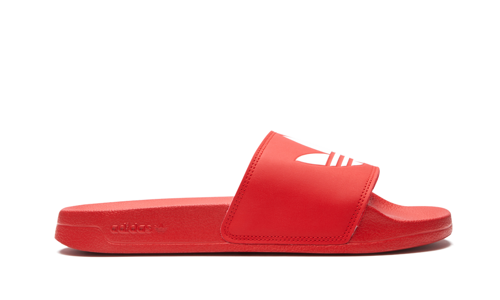 ADILETTE LITE SLIDES "RED WHITE" FU8296