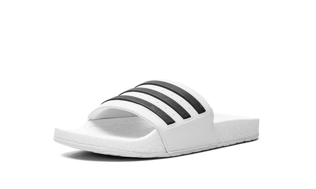 Adilette Boost "White Black Stripes" FY8155