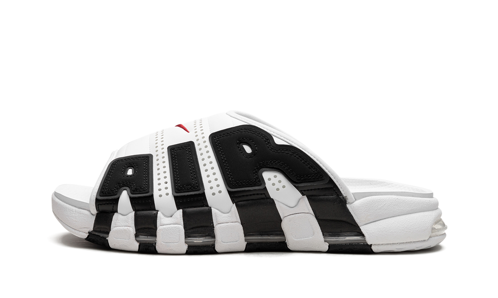 Air More Uptempo Slide NA "White Black Red" FB7815 100