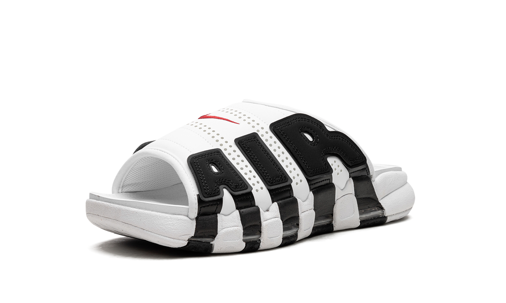 Air More Uptempo Slide NA "White Black Red" FB7815 100